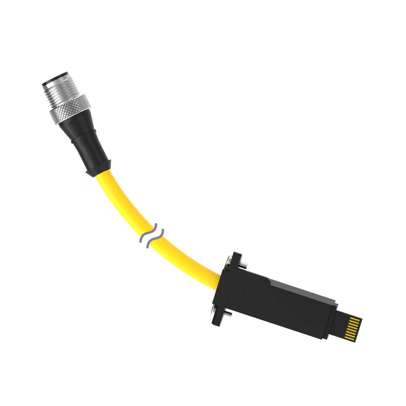 Banner 27271, DELPE-81DPUR, Cordset: Double-Ended M12 to LP-Custom
