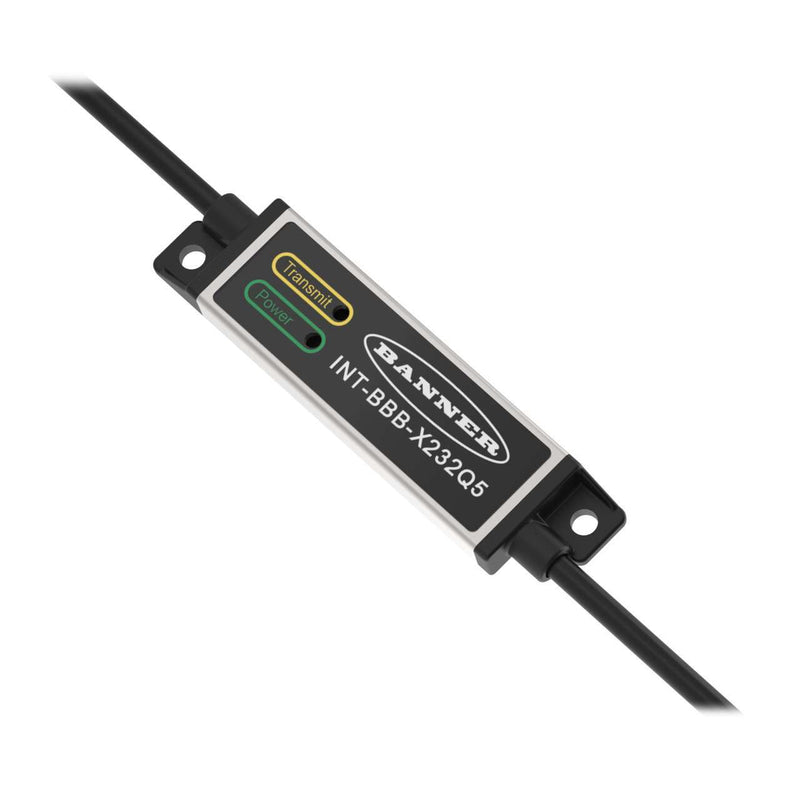 Banner 809723, INT-BBB-X232Q5, RS-232 Communication Interface Accessory