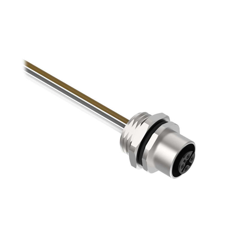 Banner 814632, BR-M12F5F9-0.5, Receptacle 5-pin Female