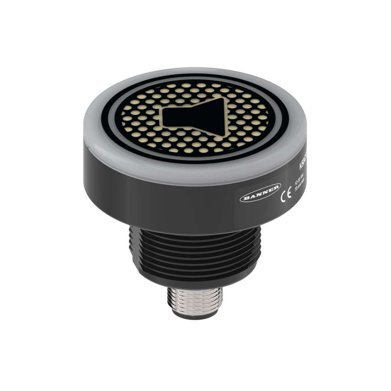 Banner 813584, K50PCLRGB7KAQ, K50 Pro Compact with Audible and IO-Link: 7-color RGB Indicator