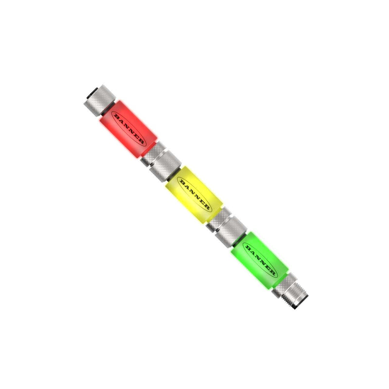 Banner 812574, TL15GYRQ, TL15 Series Kit: 3-Color In-Line Status Indicator