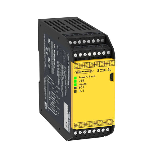 Banner 85067, SC26-2E, SC26-2E Safety Controller: Non Expandable