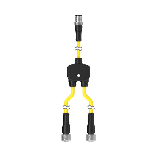 Banner 93337, CSB-M12515M1251, M12 QD Splitter Cable