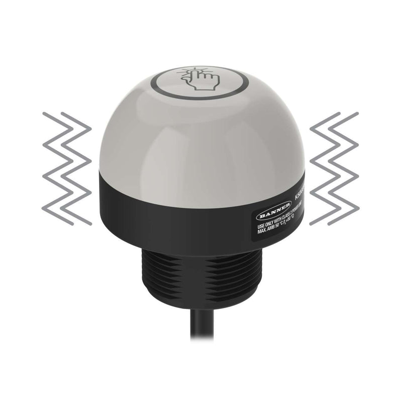 Banner 807907, K50PTVAMRGB14, K50 Pro Touch Series: 14-Color RGB Touch Sensor with Vibration Feedback