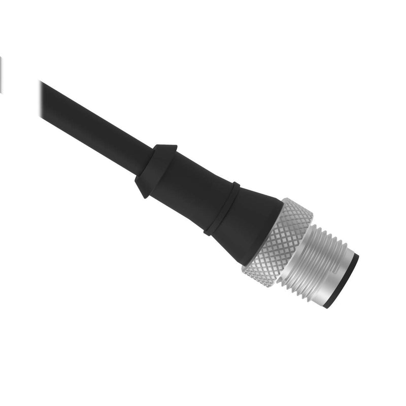 Banner 814943, BC-M12M4-22-5, Cordset: Single-Ended M12