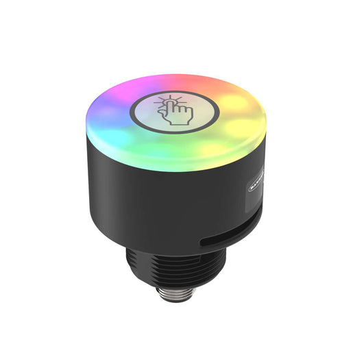 Banner 813221, K50PTCAMGRY3AQ, K50 Pro Compact Touch: 3-Color RGB Touch Sensor with Audible