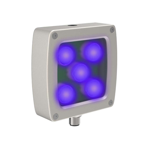 Banner 19896, LEDUV365A70AG5-XQ, Vision Light: 70 mm Area - IP68