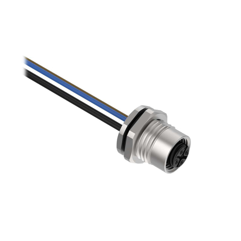 Banner 814626, BR-M12F4R9-0.5, Receptacle 4-pin Female