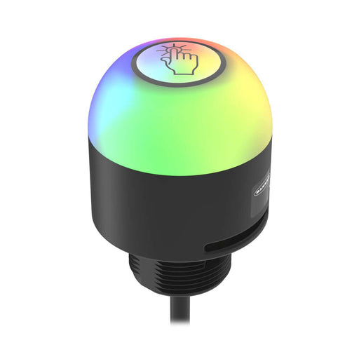 Banner 812782, K50PTALRGB7AQP, K50 Pro Touch Series: 7-Color RGB Touch Sensor with Audible