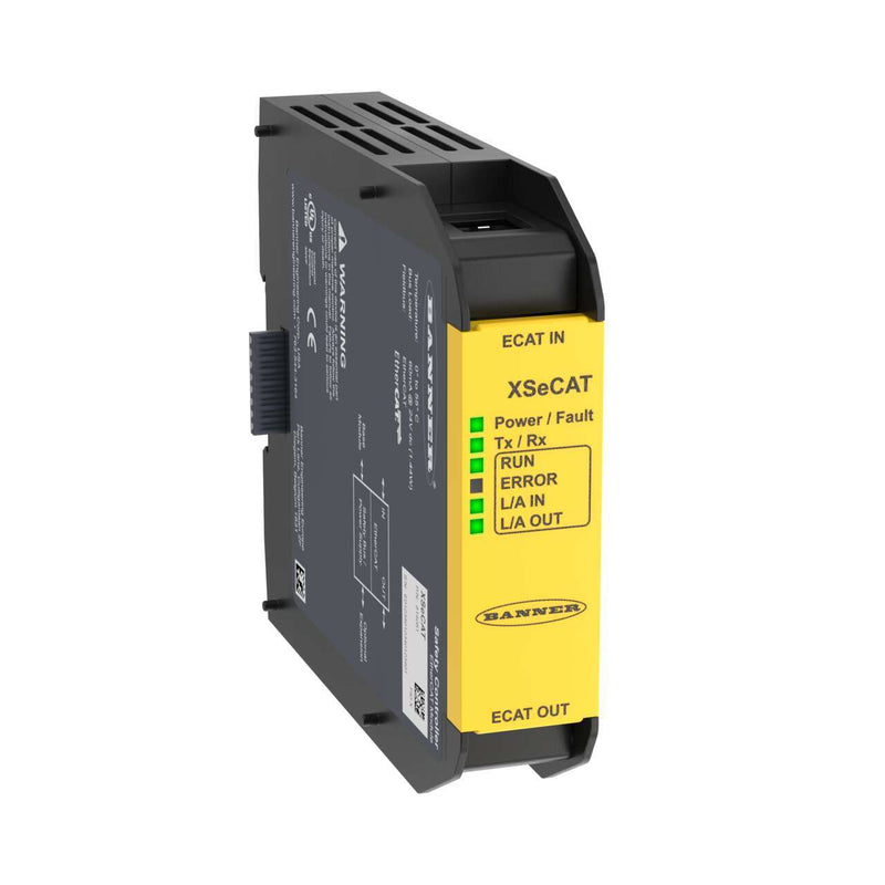 Banner 814081, XSECAT, Safety Controller EtherCAT Communication Gateway