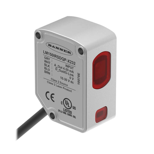Banner 809721, LM150IRSDQP-X232, Laser Displacement Sensor
