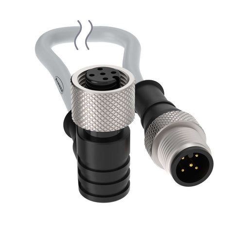 Banner 818261, BC-M12F4A-M12M4-G22-1-HF20, Cordset: Double-Ended M12