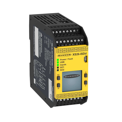 Banner 812484, XS26-ISDd, XS26-ISDd Safety Controller: Expandable