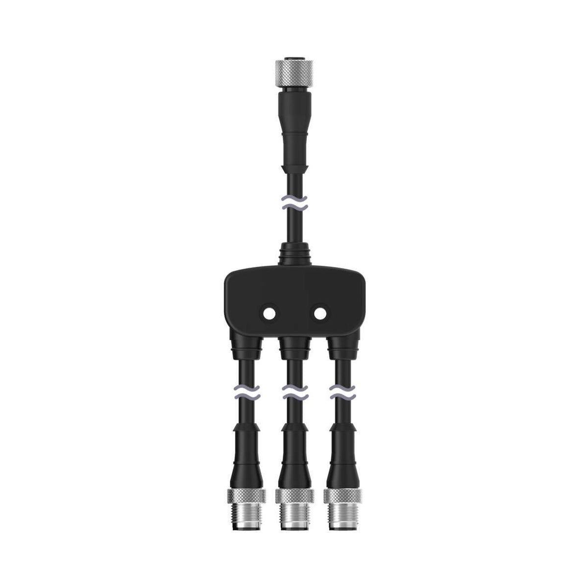 Banner 93097, CSF3A-M12F81M12M41, M12 QD Splitter Cable — Integrated ...