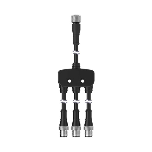 Banner 93097, CSF3A-M12F81M12M41, M12 QD Splitter Cable