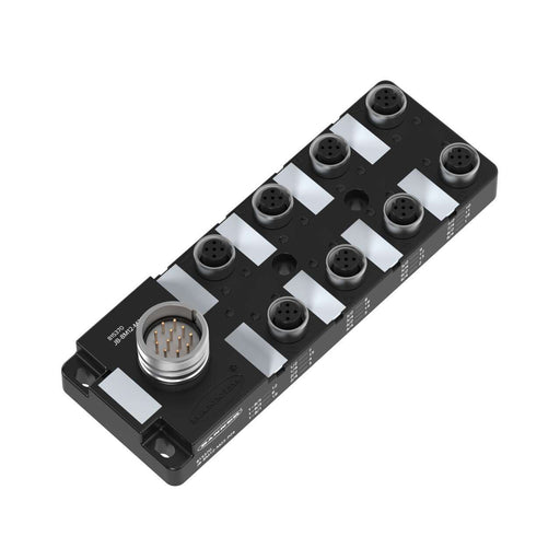 Banner 815370, JB-8M12-M23-P24, Junction Box 8 Port M12 16 PNP with M23 19-pin HR