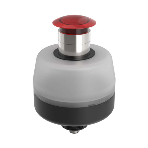 Banner 804825, OS80PMLR1GRQ, OS80 Operator Station: Push Button, Red