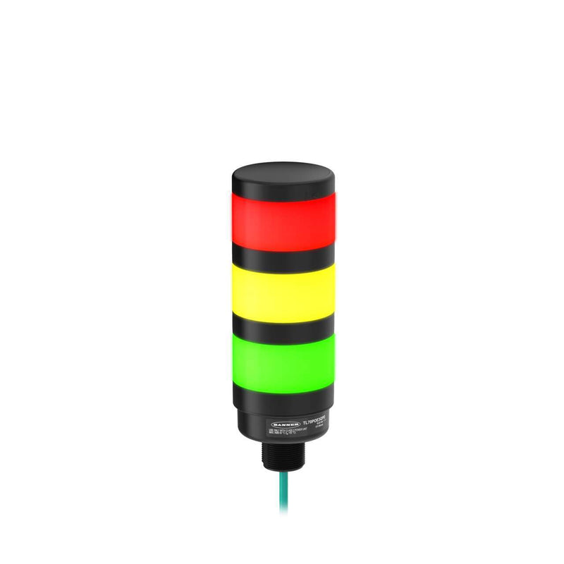 Banner 815806, TL70POE3QPD, TL70 Pro Tower Light Power Over Ethernet