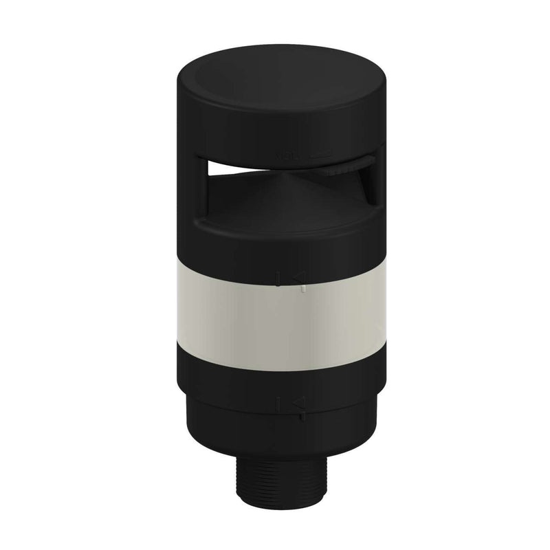 Banner 810722, TL70YALT, TL70 Tower Light, Black Housing: 1-Color Loud Audible Indicator