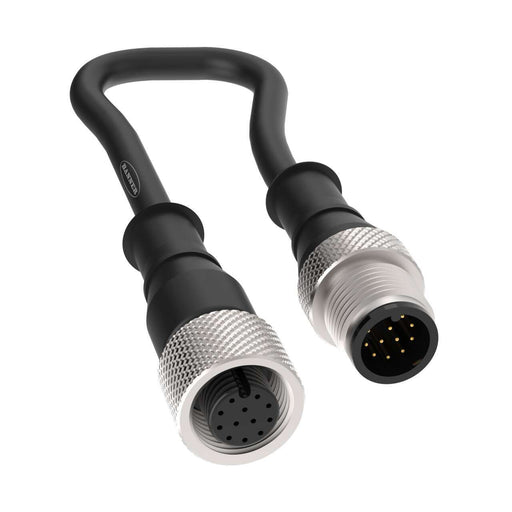 Banner 817605, BC-M12F12-M12M12-24-10, Cordset: Double-Ended M12