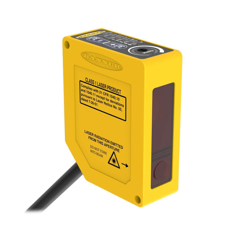 Banner 71742, Q60BB6LAF1400Q, Q60 Series: Adjustable-Field Laser (Class 1)