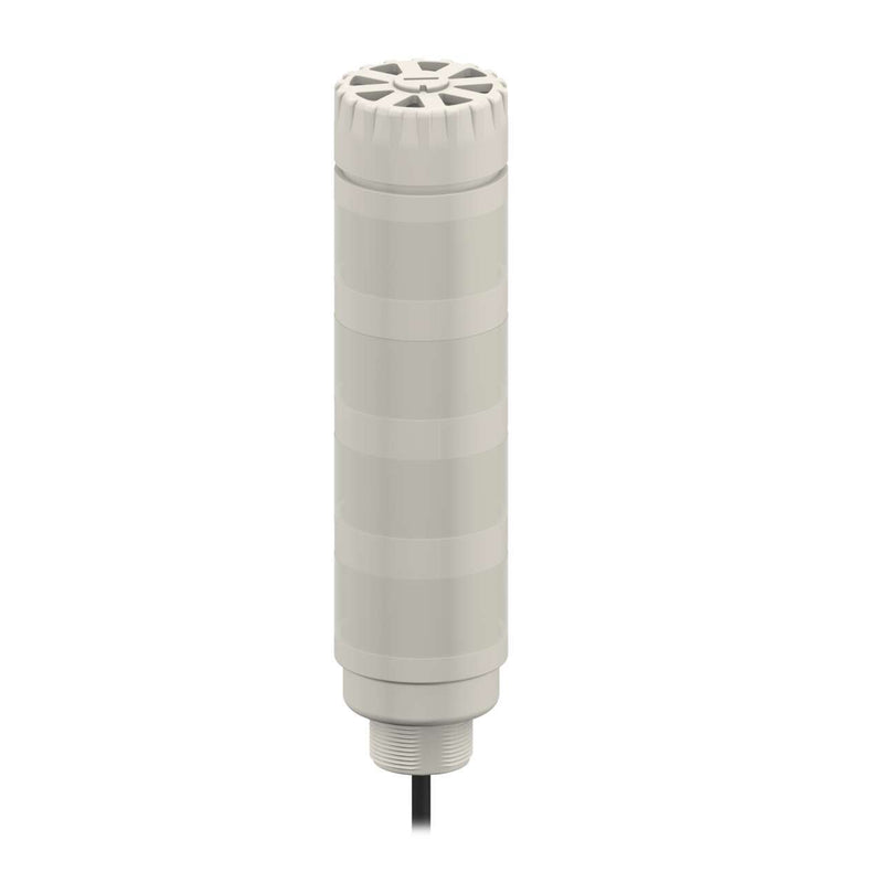 Banner 15138, TL50BGYRAC, TL50 Tower Light, Gray Housing: 4-Color Audible Indicator