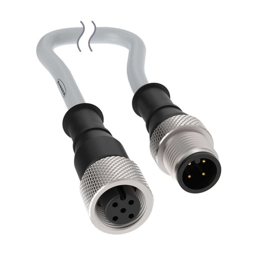 Banner 818260, BC-M12F4-M12M4-G22-15-HF20, Cordset: Double-Ended M12