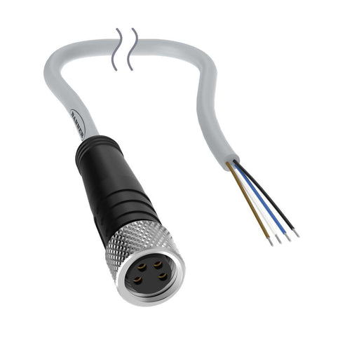 Banner 818289, BC-M8F4-G24-10-HF20, Cordset: Single-Ended M8