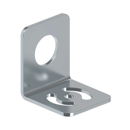 Banner 11222, SMBAMS22RA, SMBAMS22RA Bracket: Right-Angle with 22 mm Mouting Hole