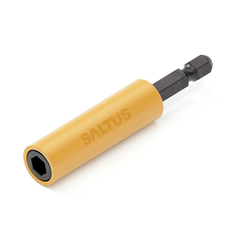 Saltus 4027101749, 1/4" Hex Holder Inch Hex Bit Holder, 1/4" Hex Power Drive, Fixed Magnet, Rotaction