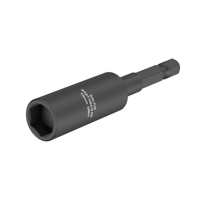Saltus 4027106510, 1/4" Hex Power Drive, 10mm Hex Socket Nutsetter, Spring Magnet