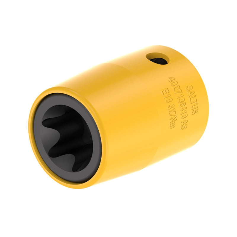 Saltus 4027128108, E8 - Torx Power Socket, 3/8" Square Drive, Rotaction