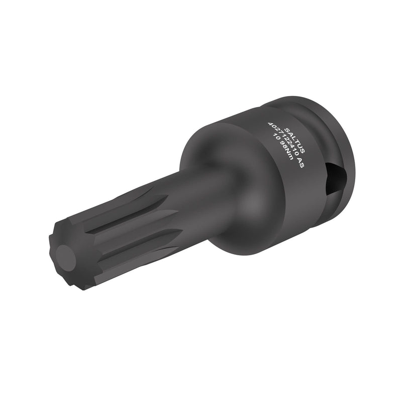 Saltus 4027132512, 1/2" Square Drive Power Bit Socket, M12 Triple Square (XZN), 1-Piece Assembly