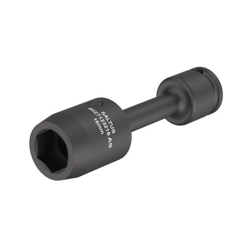 Saltus 4027123116, 16mm Hex Power Socket, 3/8" Square Drive, Universal Joint