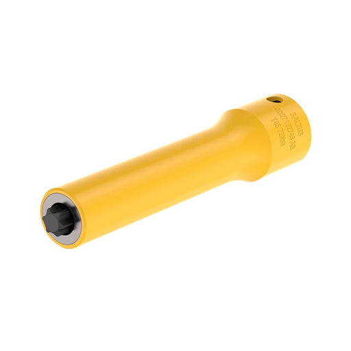Saltus 4027132846, 1/2" Square Drive Power Bit Socket, TX 45 - Torx Key, 2-Piece Assembly, Ring Magnet, Rotaction