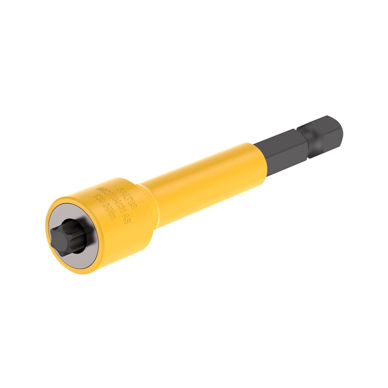 Saltus 4027104126, 1/4" Hex Power Drive Screwdriver Bit, TX 25 - Torx Key, Ring Magnet, Rotaction