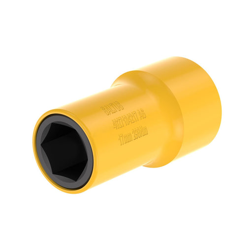 Saltus 4027134211, 11mm Hex Power Socket, 1/2" Square Drive, Rotaction, Thin Wall