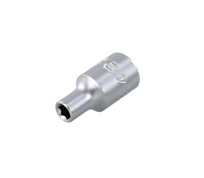 Wiha 33316 6 Point - 1/4 Inch Drive Socket - 4.0mm x 25mm