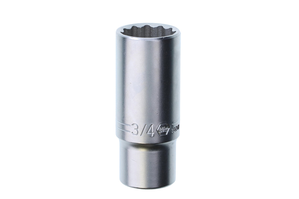 Wiha 33747 12 Point - 3/8" Drive Deep Socket 3/4"