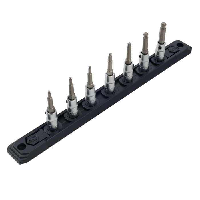 Wiha 71797 7 Piece Ball End Hex Bit Socket Set - Metric