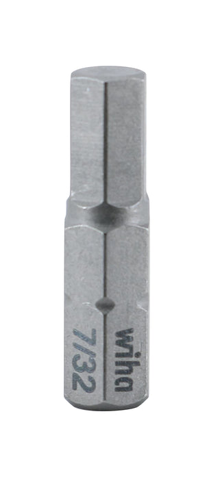 Wiha 71348 Hex Bit 7/32 - 25mm - 10 Pack