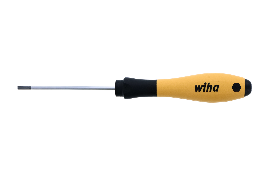 Wiha 30240 SoftFinish ESD Slotted Screwdriver 2.5mm x 75mm