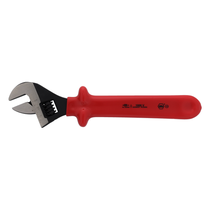 Wiha 76212 Insulated Adjustable Wrench 12"