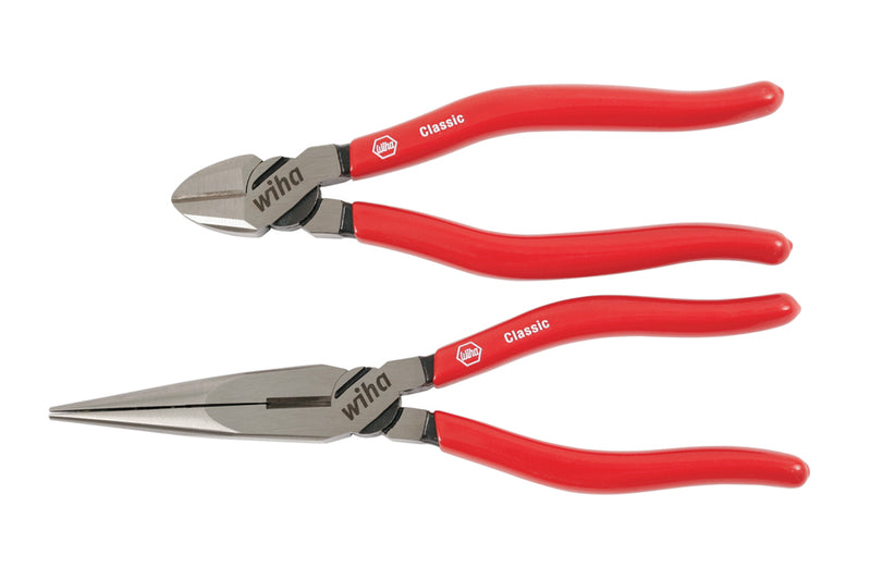 Wiha 32648 2 Piece Classic Grip Pliers and Cutters Set