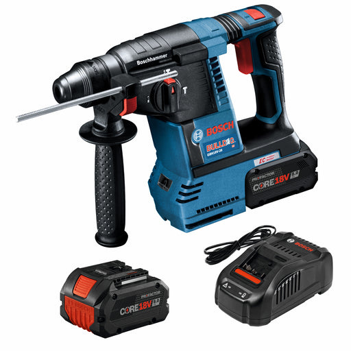 Bosch GBH18V-26K24A, 18V Bulldog™ 1 In. Rotary Hammer