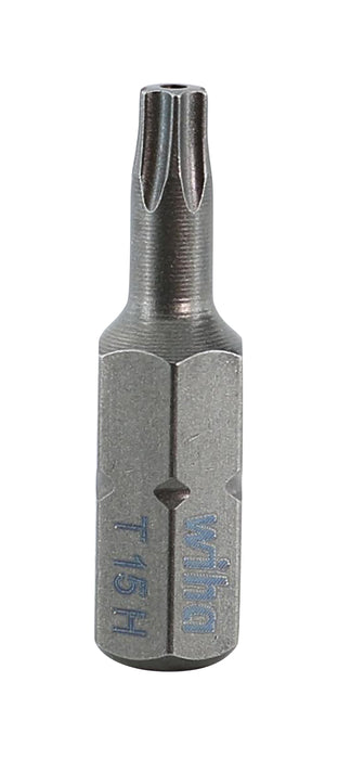 Wiha 70139 Security Torx Bit T15s - 25mm - 10 Pack