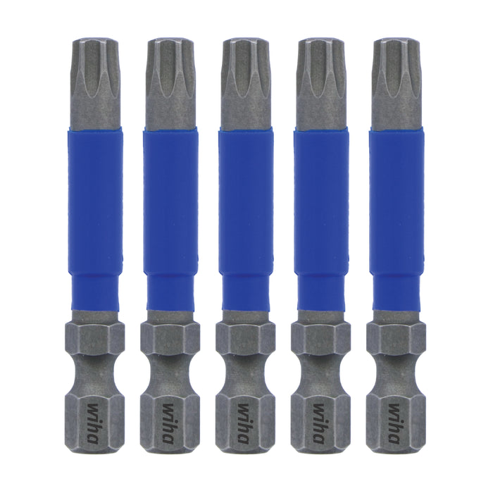 Wiha 70279 TerminatorBlue Impact Bit Torx T30 - 2 Inch - 5 Pack