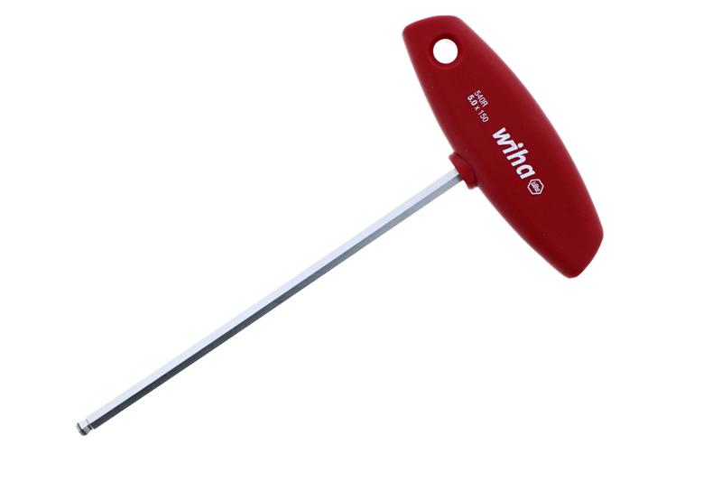 Wiha 54050 Classic Grip MagicRing Ball End Hex T-handle 5.0mm