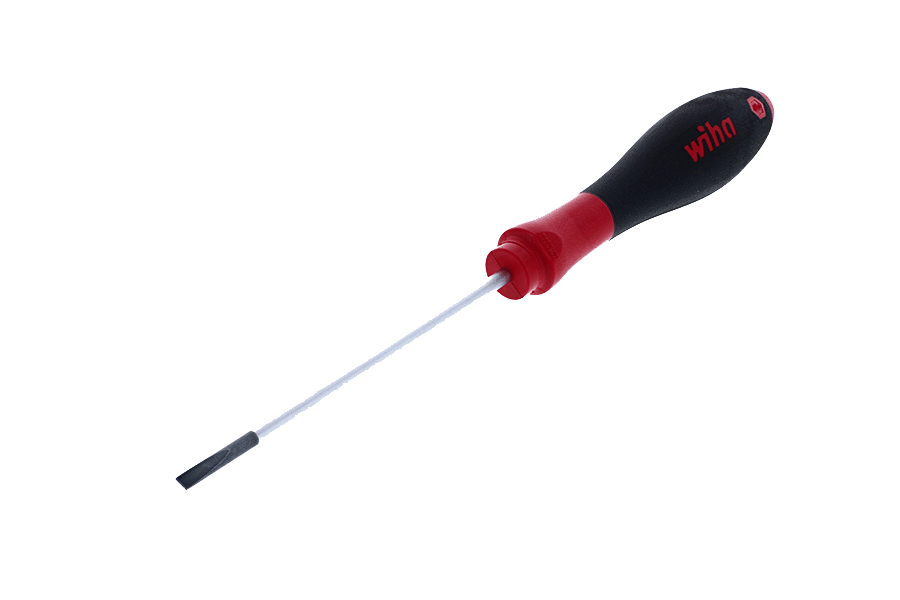 Wiha 30210 SoftFinish Slotted Screwdriver 3.5mm x 100mm