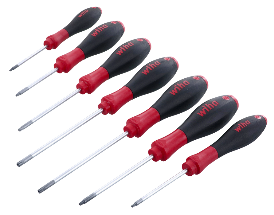 Wiha 36298 7 Piece SoftFinish Security Torx Set